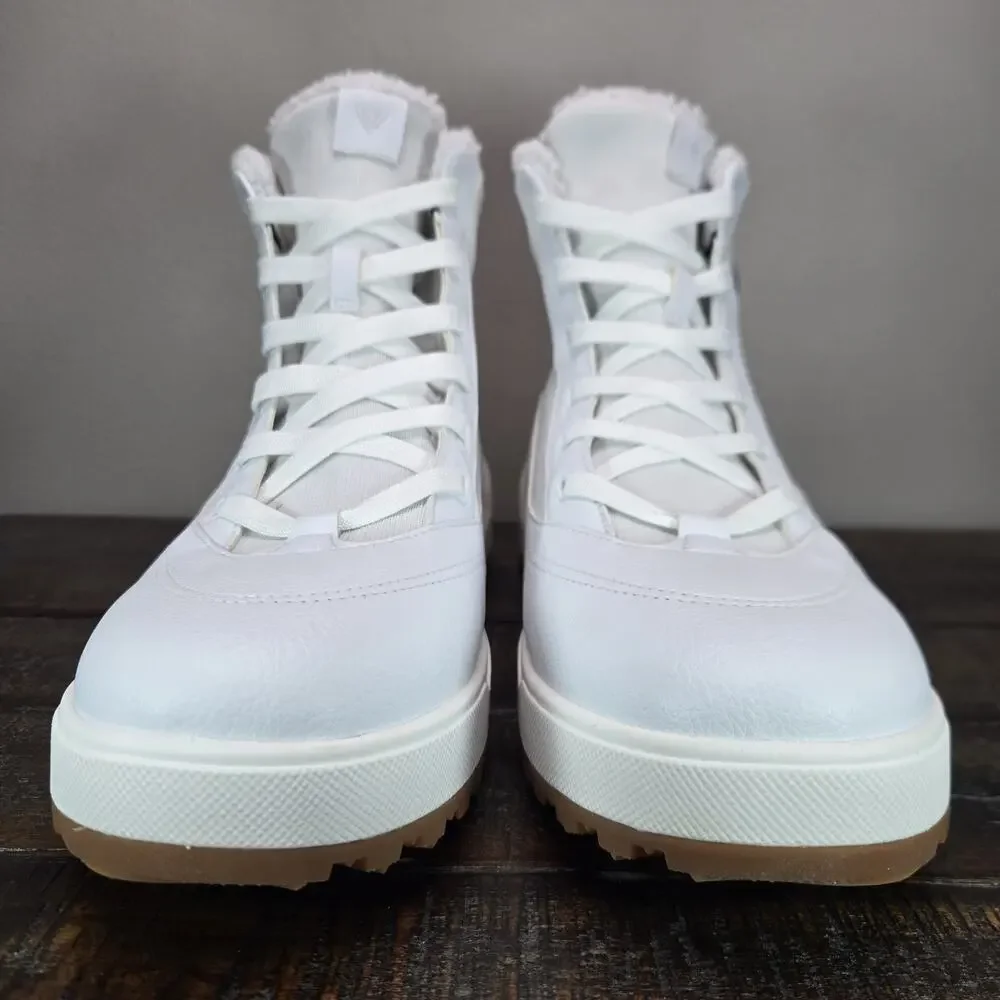 NEW Vessi Alta High Top Sneaker Mens Size 11 Winter Waterproof Boots Shoes White